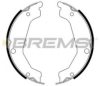 BREMSI GF0758 Brake Shoe Set, parking brake